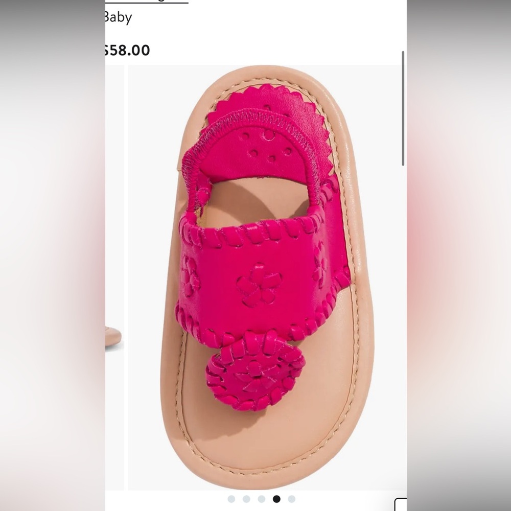 New in box Baby Jack Rogers